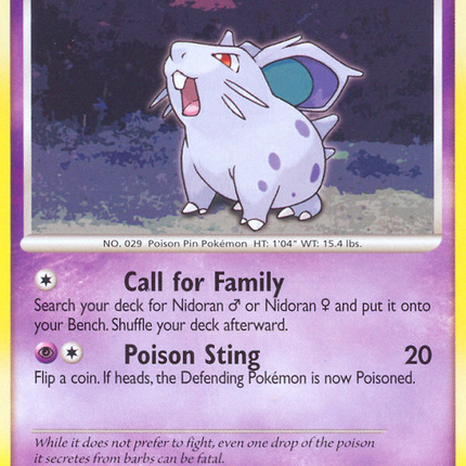 Nidoran (91/123) (Female) [Diamond & Pearl: Mysterious Treasures]