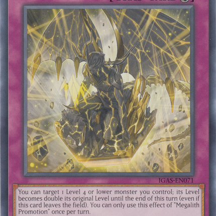 Megalith Promotion [IGAS-EN071] Rare