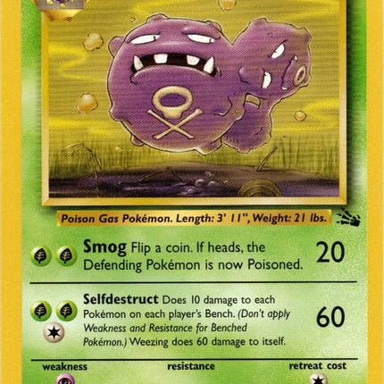 Weezing (45/62) [Fossil Unlimited]