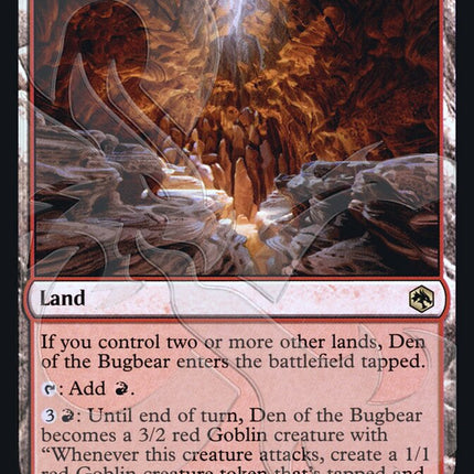 Den of the Bugbear (Ampersand Promo) [Dungeons & Dragons: Adventures in the Forgotten Realms Promos]
