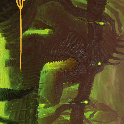 The Dross Pits Art Card (Gold-Stamped Signature) [Phyrexia: All Will Be One Art Series]
