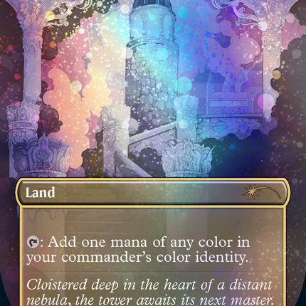 Command Tower (1697) (Rainbow Foil) [Secret Lair: Sheldon's Spellbook]