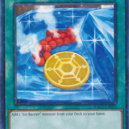 Medallion of the Ice Barrier (Duel Terminal) [HAC1-EN055] Parallel Rare