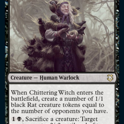 Chittering Witch [Dungeons & Dragons: Adventures in the Forgotten Realms Commander]
