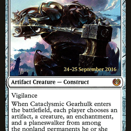 Cataclysmic Gearhulk [Kaladesh Prerelease Promos]