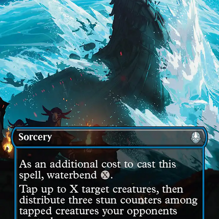 Crashing Wave (Borderless) [Avatar: The Last Airbender]