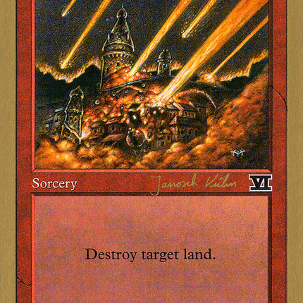Stone Rain (Janosch Kuhn) [World Championship Decks 2000]
