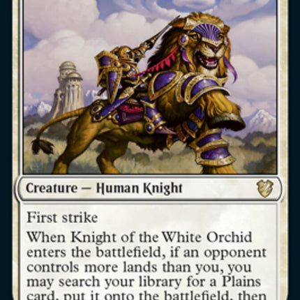Knight of the White Orchid [Innistrad: Midnight Hunt Commander]
