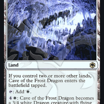 Cave of the Frost Dragon (Ampersand Promo) [Dungeons & Dragons: Adventures in the Forgotten Realms Promos]