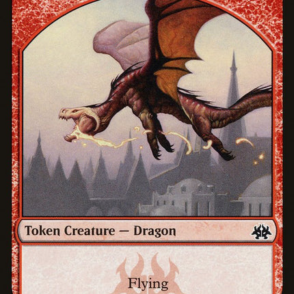 Dragon // Goblin Double-Sided Token [Ravnica Allegiance Guild Kit Tokens]