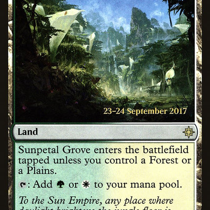 Sunpetal Grove [Ixalan Prerelease Promos]