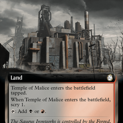 Temple of Malice (Extended Art) (Surge Foil) [Fallout]