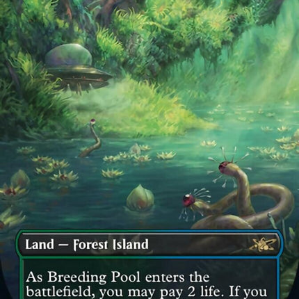 Breeding Pool (Borderless) (Galaxy Foil) [Unfinity]