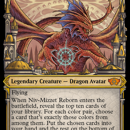 Niv-Mizzet Reborn (Halo Foil) [Multiverse Legends]