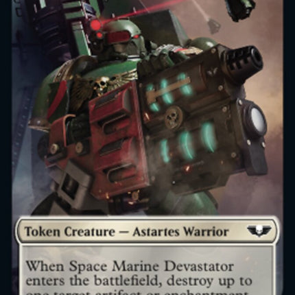 Soldier (002) // Space Marine Devastator Double-Sided Token [Warhammer 40,000 Tokens]