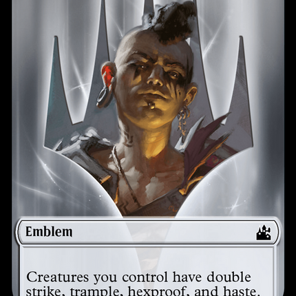 Saproling // Emblem - Domri Rade Double-Sided Token [Ravnica Remastered Tokens]