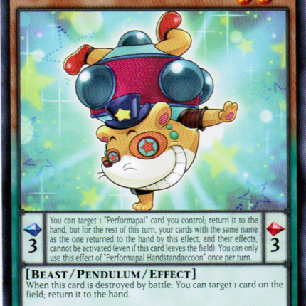 Performapal Handstandaccoon [RATE-EN002] Common