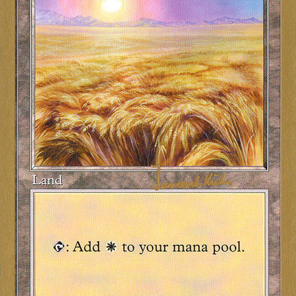 Plains (jk432) (Janosch Kuhn) [World Championship Decks 1997]