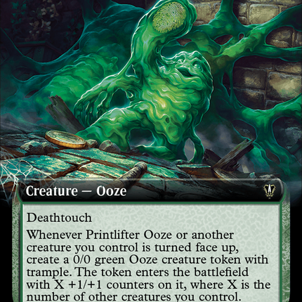 Printlifter Ooze (Extended Art) [Murders at Karlov Manor Commander]