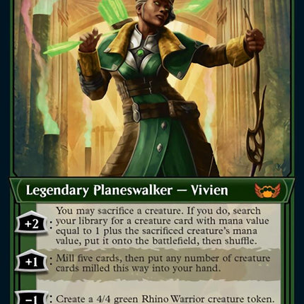 Vivien on the Hunt (Showcase Art Deco Foil Etched) [Streets of New Capenna]