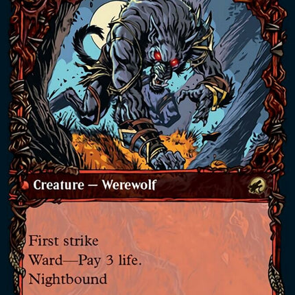 Brutal Cathar // Moonrage Brute (Showcase Equinox) [Innistrad: Midnight Hunt]