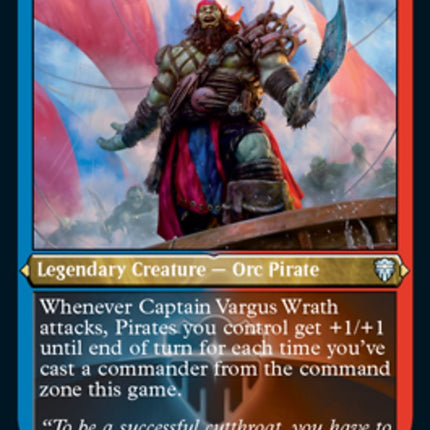 Captain Vargus Wrath (Etched) [Commander Legends]