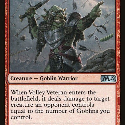 Volley Veteran [Core Set 2019]