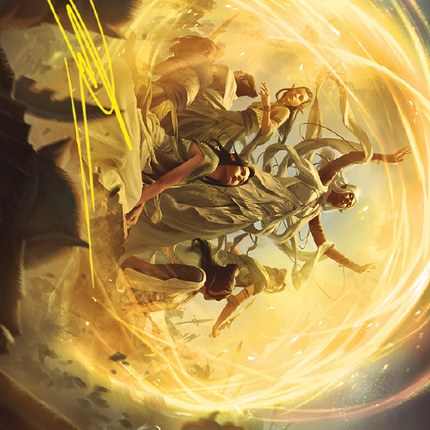 Heroic Intervention Art Card (Gold-Stamped Signature) [The Lord of the Rings: Tales of Middle-earth Art Series]