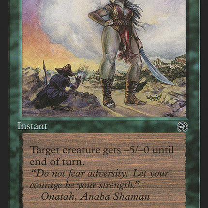 Shrink (Onatah Flavor Text) [Homelands]
