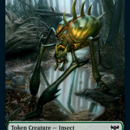 Insect // Spirit Cleric Double-Sided Token [Innistrad: Crimson Vow Tokens]