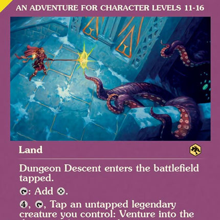 Dungeon Descent (Dungeon Module) [Dungeons & Dragons: Adventures in the Forgotten Realms]
