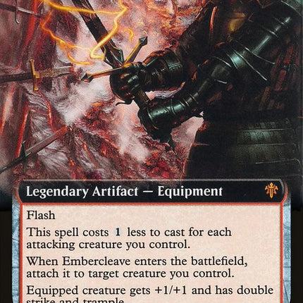 Embercleave (Extended Art) [Throne of Eldraine]