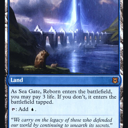 Sea Gate Restoration // Sea Gate, Reborn [Zendikar Rising Prerelease Promos]
