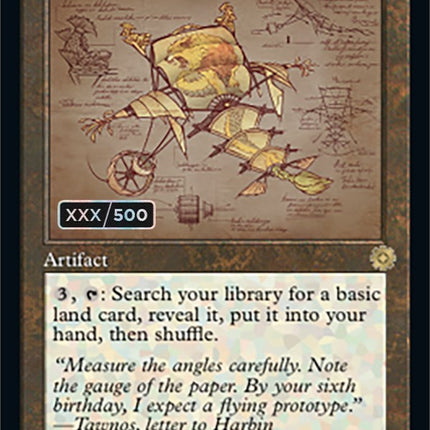 Journeyer's Kite (Retro Schematic) (Serialized) [The Brothers' War Retro Artifacts]