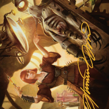 Ashnod, Flesh Mechanist Art Card (Gold-Stamped Signature) [The Brothers' War Art Series]