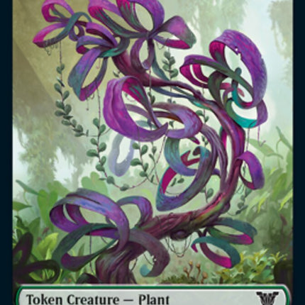 Plant // Treasure Double-Sided Token [Kamigawa: Neon Dynasty Commander Tokens]