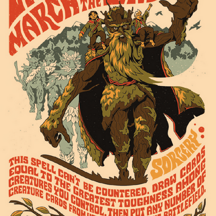 Last March of the Ents (Borderless Poster) [The Lord of the Rings: Tales of Middle-Earth]
