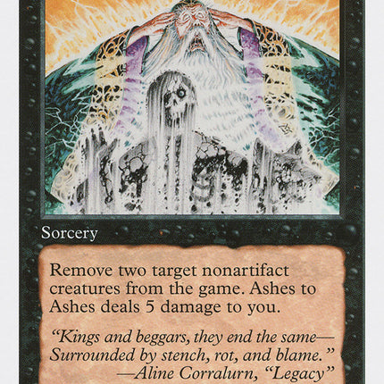 Ashes to Ashes [Fifth Edition]
