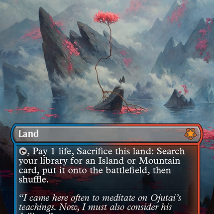 Scalding Tarn (Borderless) [Tarkir: Dragonstorm Special Guests]