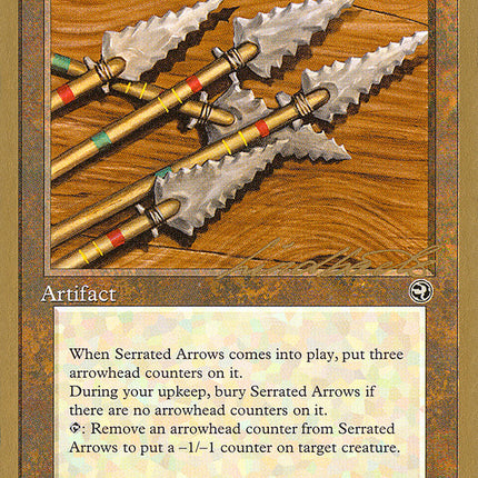 Serrated Arrows (Leon Lindback) (SB) [Pro Tour Collector Set]