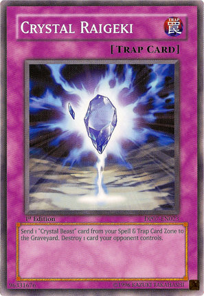 Crystal Raigeki [DP07-EN023] Common