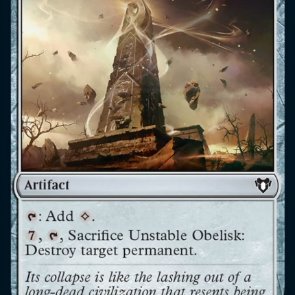 Unstable Obelisk [Commander Masters]