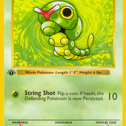Caterpie (45/102) (Shadowless) [Base Set 1st Edition]
