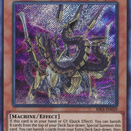 Gizmek Orochi, the Serpentron Sky Slasher [RIRA-EN029] Secret Rare
