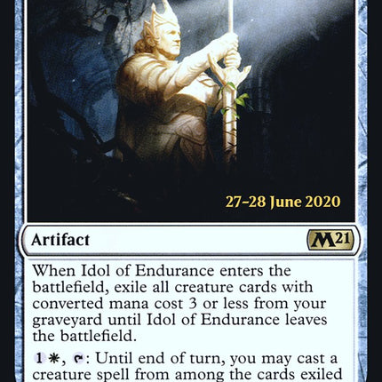 Idol of Endurance [Core Set 2021 Prerelease Promos]