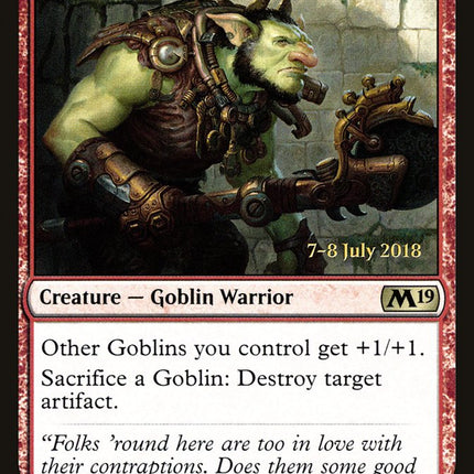 Goblin Trashmaster [Core Set 2019 Prerelease Promos]