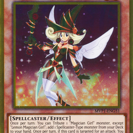 Lemon Magician Girl [MVP1-ENG51] Gold Rare