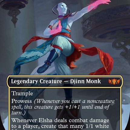 Elsha, Threefold Master (Borderless) [Tarkir: Dragonstorm Commander]