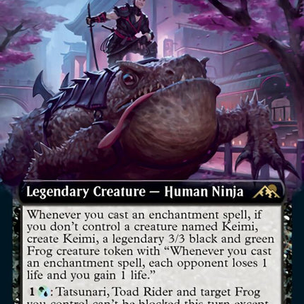 Tatsunari, Toad Rider (Extended Art) [Kamigawa: Neon Dynasty]