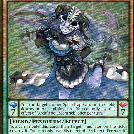 Archfiend Eccentrick [PGL3-EN056] Gold Rare